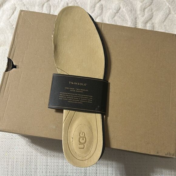 UGG 15 Men’s Leighton 3275 M Chocolate Brown Tan Soles Leather Twinsole Boots - Picture 12 of 16